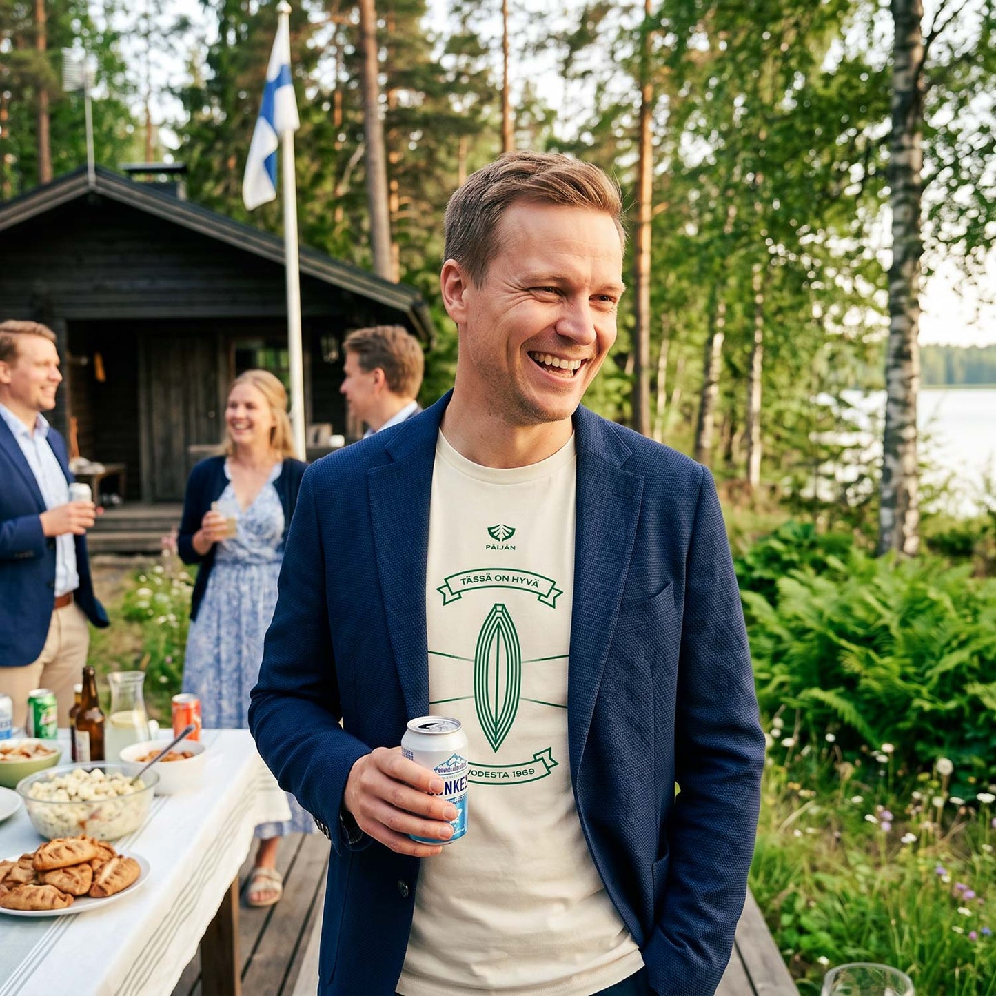 Päijän T-Paita ( Beige)