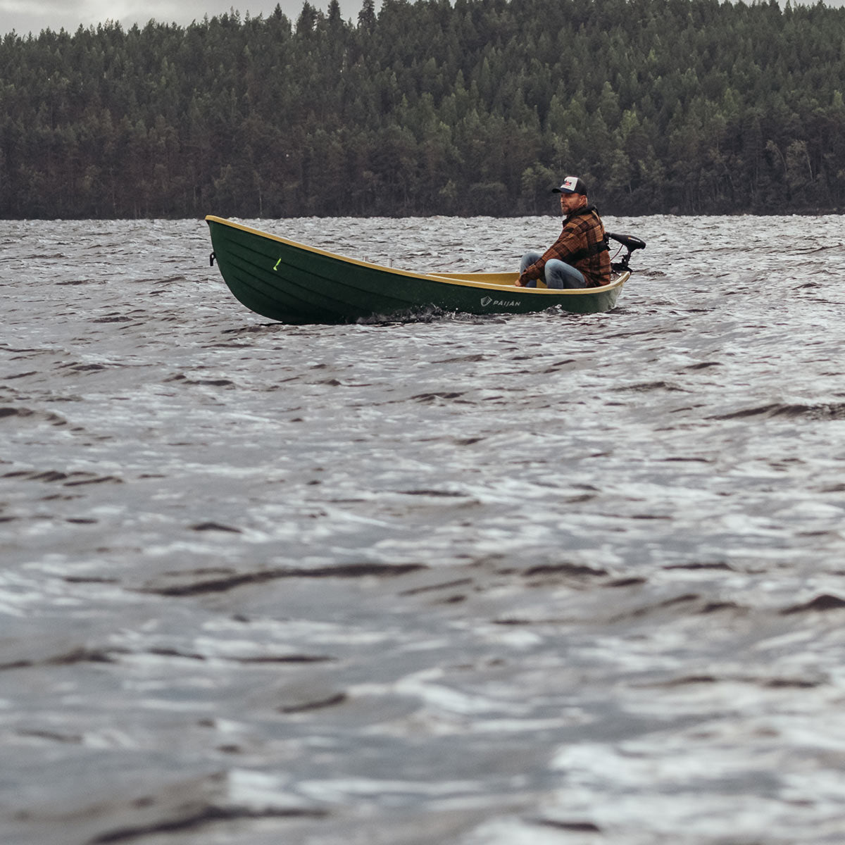 Päijän 471Le rowing boat for electric outboard motor